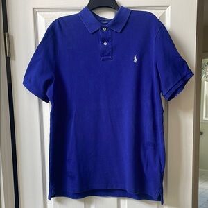 Polo Ralph Lauren Men's Blue Polo Shirt Classic Fit short sleeve
